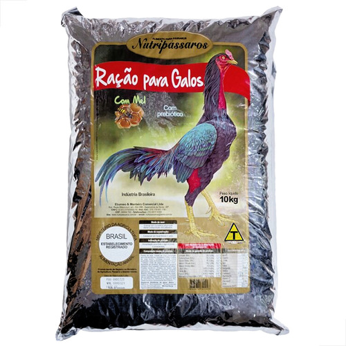 Ração Nutripassaros Para Galos 10 Kg