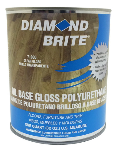 Diamond Brite - Pintura De Poliuretano Brillante Transp...