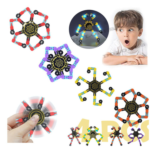 Fidget Spinner Deformación Mecánica Juguete Antiestres Set