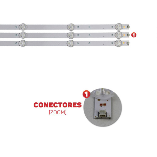 Kit Barras De Led Ph32u20dsg Ph32u20dsgw Ph32u20dg Ph32u20