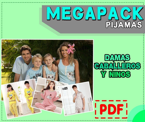 Pack De Patrones Moldes De Costura Pdf - Pijamas