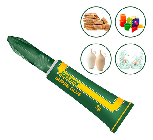 Super Pegamento Instantáneo Jadever Liquido 3g Color Transparente