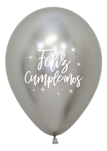 Globo Feliz Cumpleaños Radiante Reflex R-12 X 50 Und