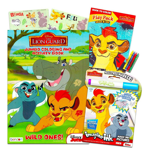 Juego De Libro De Actividades Y Colores De Disney Junior Lio