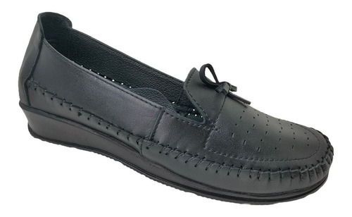 Zapato Dama Piel Cómodo Corte Vacuno Casual Descanso