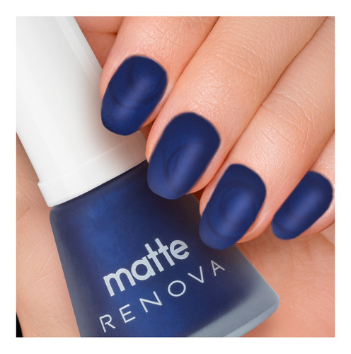 Renova | Esmalte Para Uñas Acabado Matte, 13 Ml Color Lluvia
