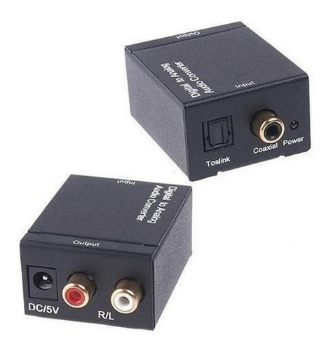 Imagem 3 de 4 de Conversor Adaptador Óptico Digital Saída Rca + Cabo Optico