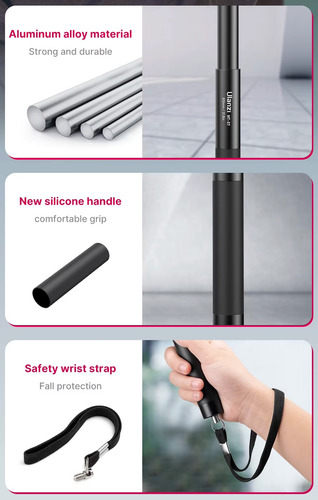 Ulanzi Mt-58 Selfie Stick Aluminio De 30 - 1.20 Cms Insta360