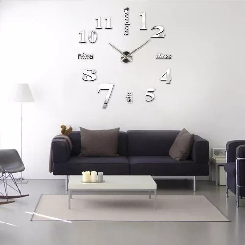 Wh Nuevo Reloj Pared 3d Moderno Diy Con Pegatinas Pared