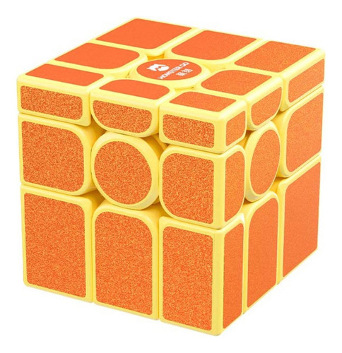 Cubo Mágico Mirror Cube 3x3 Para Monster Go Orange