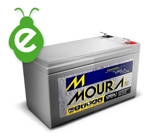 Imagen 10 de 10 de Batería Moura 7 Amper Gel 12mva-7/20hs Agm