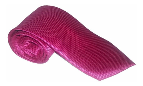 Corbata Fucsia Microcuadro Gran Calidad 