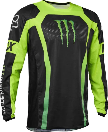Camiseta De Motocross Fox Racing 180 Monster Black