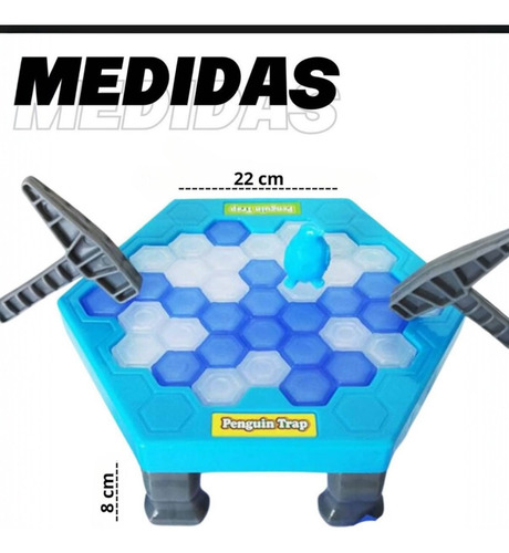 Brinquedo Jogo Pinguim Quebra Gelo Clássico Infantil Grande