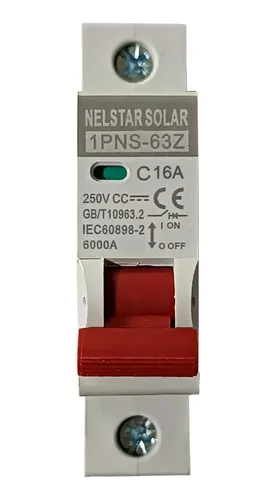 comprar Disjuntor Unipolar Snetec Dc Cc 1p 250v 6a-63a