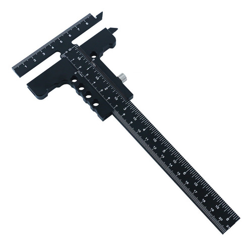 D1t Ruler Metal Slider Ruler Accurate Woodworker Edge Régua