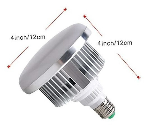 Imagen 2 de 3 de Bombilla 85 Regulable Tricolor Led 5500 Espiral Softbox