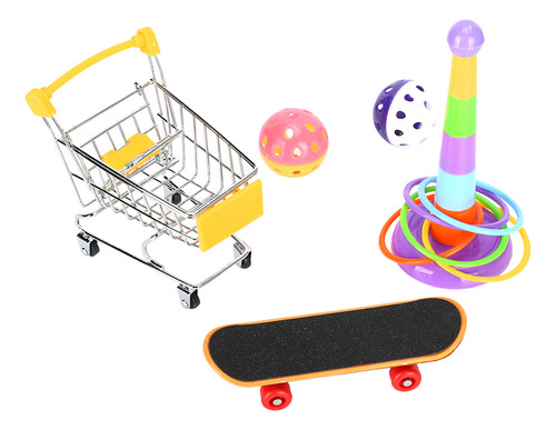 4pcs/set Puzzle Puzzle Toys Bell Ball Cart Circle