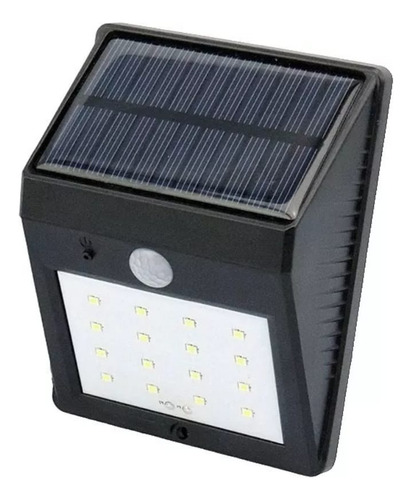 Lampara Foco Led Luz Panel Solar Sensor Movimiento