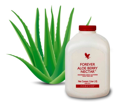 Aloe Vera Berry Nectar ( Sábila Arándanos Y Manzana ) 1litro