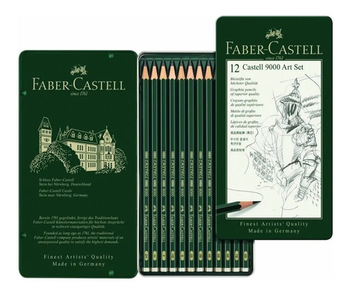 Lápices Faber Castell 119065 Para Arte Set 9000 C X12 Unidad