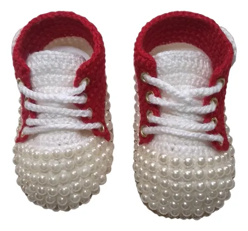 Sapatinho de croche luna cheap