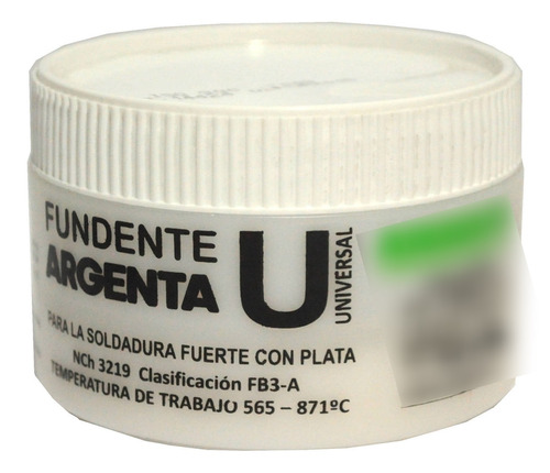 Fundente Universal En Pasta Blanco Argenta  250gr