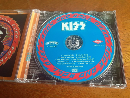 Cd Kiss - Rock And Roll Over - The Remasters 1997 - U.s.a.