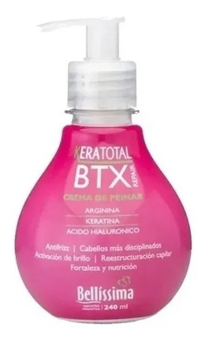 Bellissima Keratotal Btx Repair Crema De Peinar X 240 Ml.