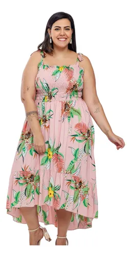 Vestido plus size curto mercado livre sales