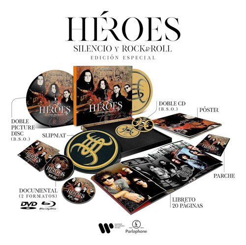 Heroes Del Silencio Y Rock & Roll Vinyl Lp+cd+bd Box Ltd