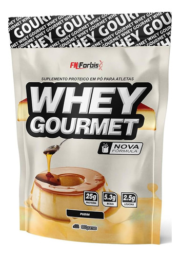 Whey Protein Gourmet 907g Refil - FN Forbis (Pudim)
