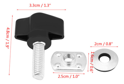Tornillos De Pulgar De 8 Piezas Tuercas Pernos Jeep Wrangler