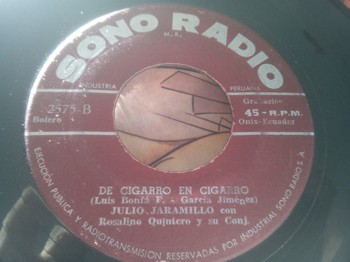 Vinilo Single De Julio Jaramillo No Me Lo Digas (s123