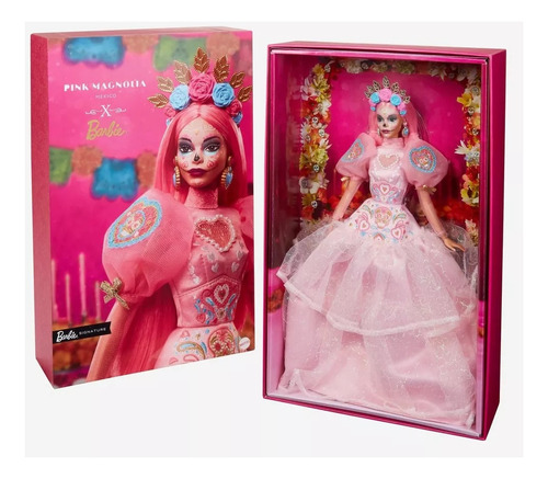Barbie Pink Magnolia Catrina Dia De Muertos Mattel 2023 (Usado)