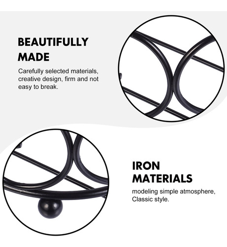 * Soporte De Metal For Posavasos Con Trípodes, 2 Unidades