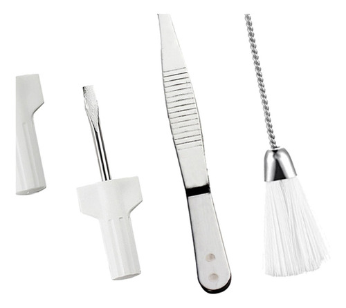 7x Kit De Limpieza Para Máquina De Coser Pinzas De Metal