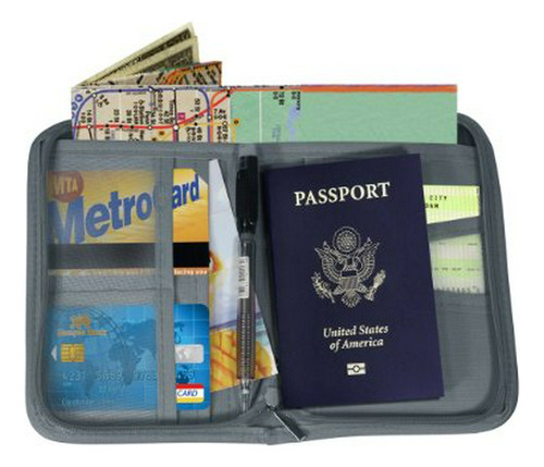 Cartera Para Pasaporte - Travel Passport Boarding Pass Holde