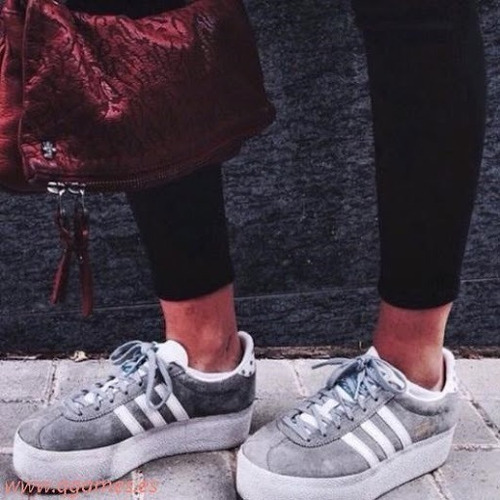 adidas gazelle gris plataforma adidas gazelle gris plataforma