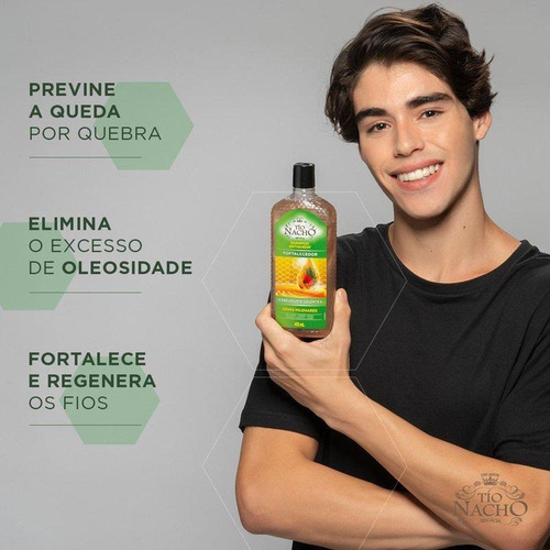 Shampoo Tío Nacho Antiqueda Ervas Milenares 415ml