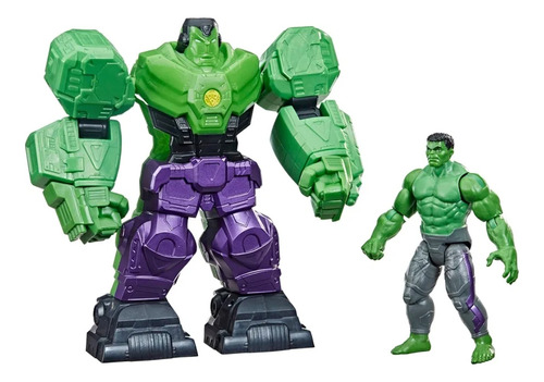 Figura Hulk Armadura Increíble Avengers Mechstrike