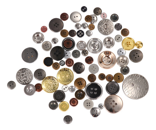 Manual De Botones Button Crafts De Metal Para Bricolaje, 500