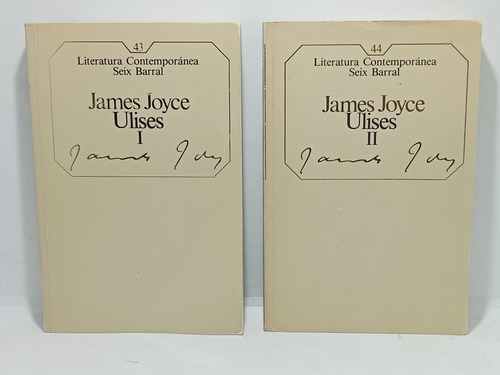 Ulises - James Joyce - 2 Tomos - Seix Barral - 1984