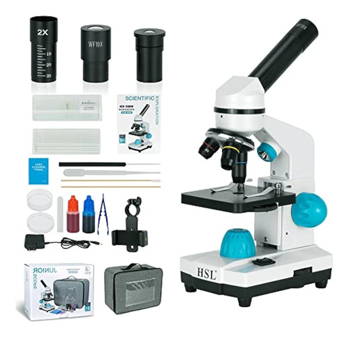 Microscopio Monocular Compuesto Hsl Para Estudiantes Adultos