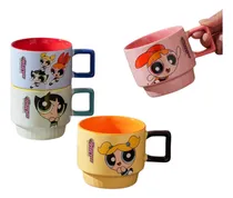 Comprar Tazas De Cerámica Apilables Las Chicas Superpoderosas Kawaii X4 Las Chicas Superpoderosas