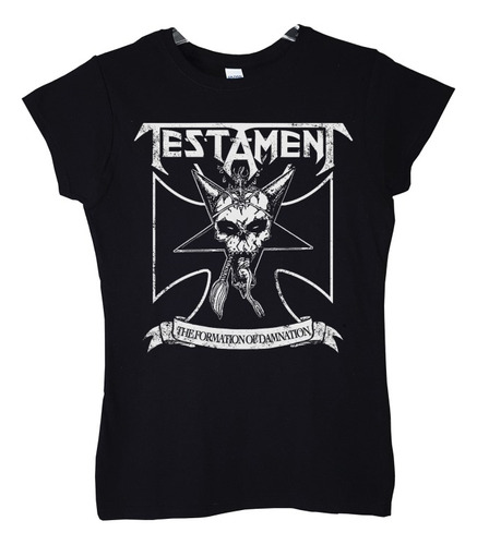 Polera Mujer Testament The Formation Of Damnation Bonus Disk