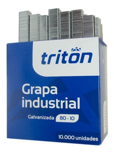 Grapa Tapiceria Ind 80-10 Original Triton Caja X 10.000 Und