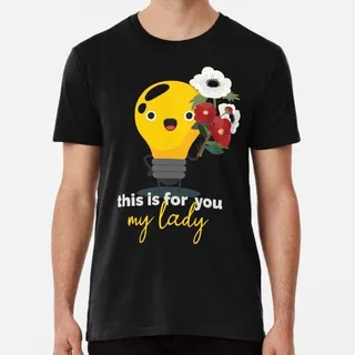 Remera Light Bulb With Yellow Flowers-red Flowers-white Flow