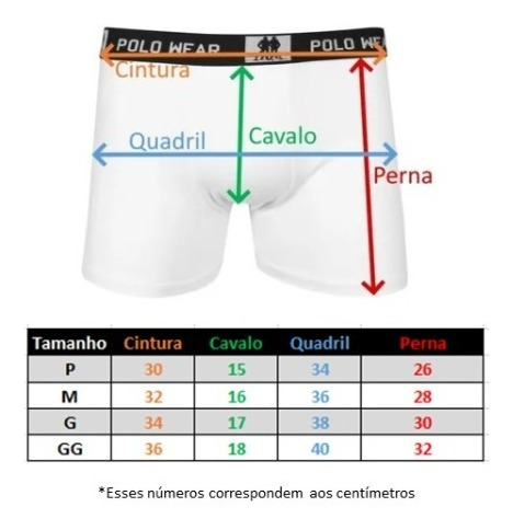 Imagem 6 de 6 de Kit Com 12 Cuecas Boxer Microfibra Polo Wear