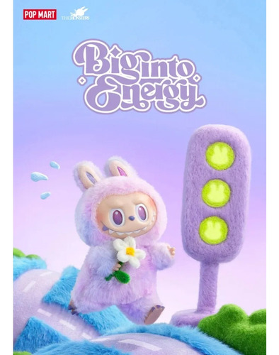 Auténtico Peluche De Popmart The Monsters Labubu Big Into En